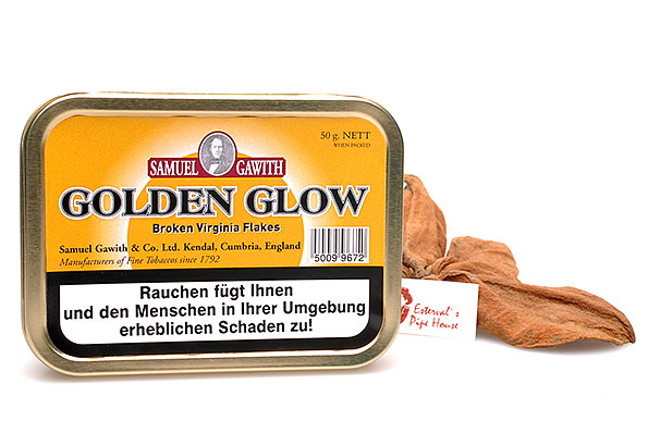 Samuel Gawith Golden Glow Broken Virginia Flake Pipe tobacco 50g